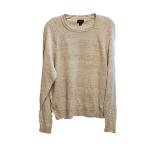 J.Crew light Heather gray raglan  sleeves cotton pullover sweater.